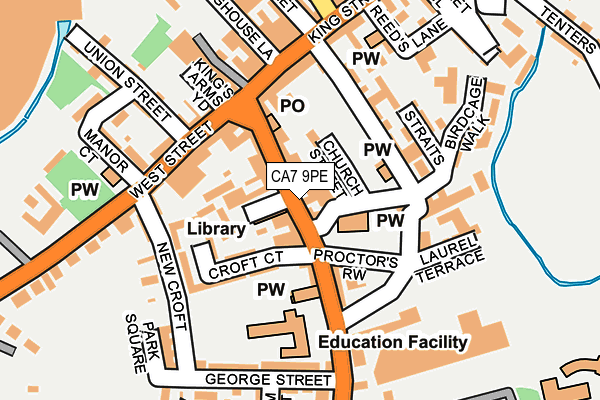 CA7 9PE map - OS OpenMap – Local (Ordnance Survey)