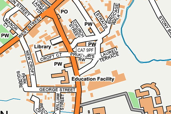 CA7 9PF map - OS OpenMap – Local (Ordnance Survey)