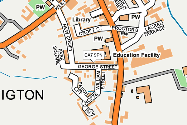 CA7 9PN map - OS OpenMap – Local (Ordnance Survey)