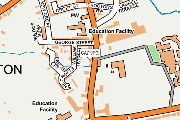 CA7 9PQ map - OS OpenMap – Local (Ordnance Survey)