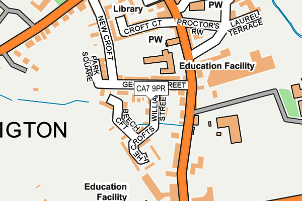 CA7 9PR map - OS OpenMap – Local (Ordnance Survey)