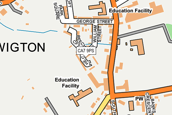 CA7 9PS map - OS OpenMap – Local (Ordnance Survey)