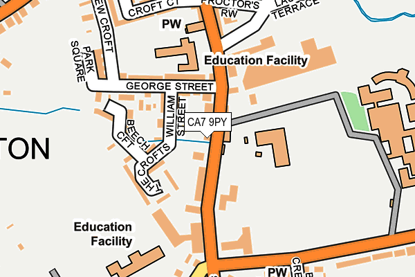 CA7 9PY map - OS OpenMap – Local (Ordnance Survey)