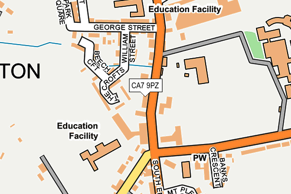 CA7 9PZ map - OS OpenMap – Local (Ordnance Survey)