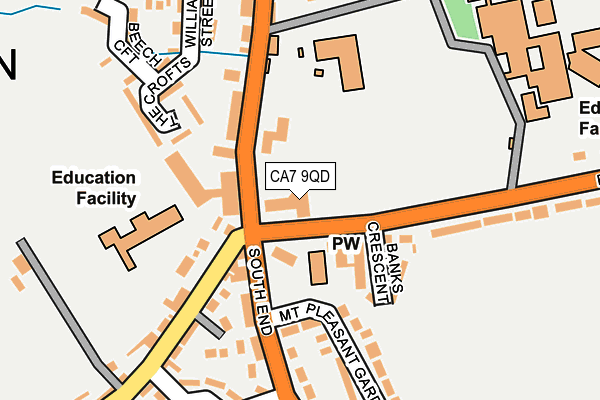 CA7 9QD map - OS OpenMap – Local (Ordnance Survey)