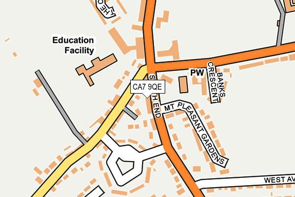 CA7 9QE map - OS OpenMap – Local (Ordnance Survey)