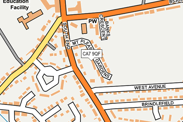 CA7 9QF map - OS OpenMap – Local (Ordnance Survey)