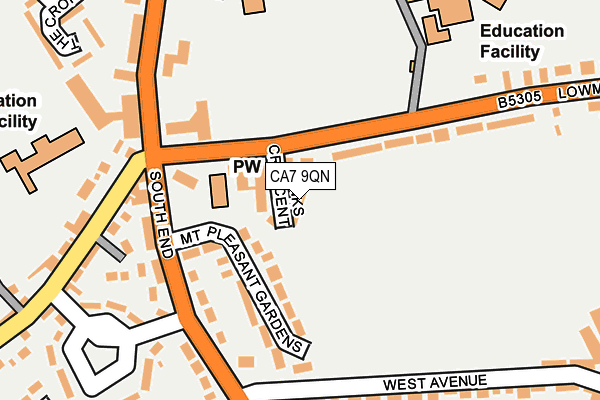 CA7 9QN map - OS OpenMap – Local (Ordnance Survey)