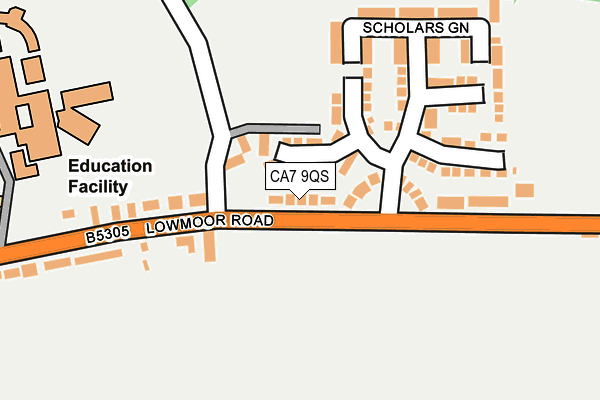 CA7 9QS map - OS OpenMap – Local (Ordnance Survey)