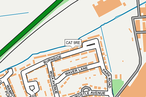 CA7 9RE map - OS OpenMap – Local (Ordnance Survey)