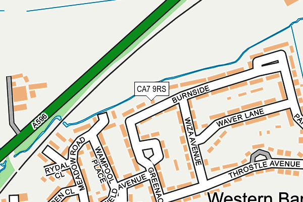 CA7 9RS map - OS OpenMap – Local (Ordnance Survey)