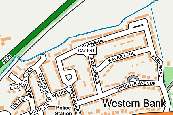 CA7 9RT map - OS OpenMap – Local (Ordnance Survey)