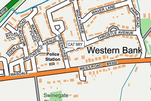 CA7 9RY map - OS OpenMap – Local (Ordnance Survey)