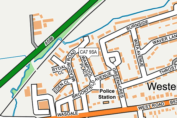 CA7 9SA map - OS OpenMap – Local (Ordnance Survey)