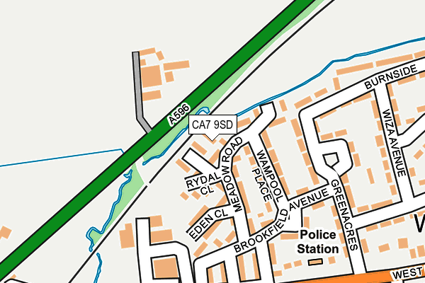 CA7 9SD map - OS OpenMap – Local (Ordnance Survey)