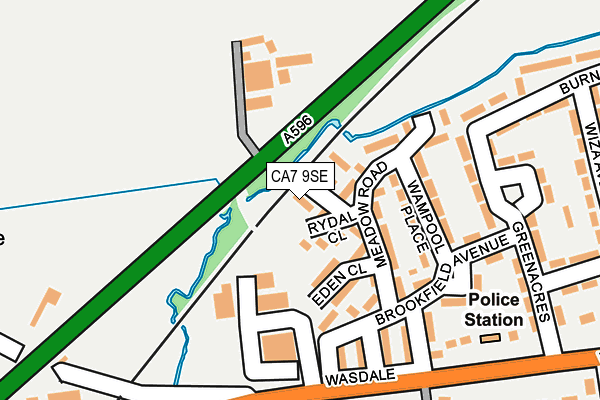 CA7 9SE map - OS OpenMap – Local (Ordnance Survey)