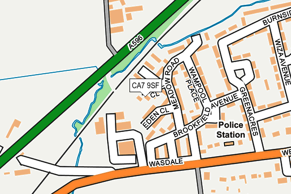 CA7 9SF map - OS OpenMap – Local (Ordnance Survey)