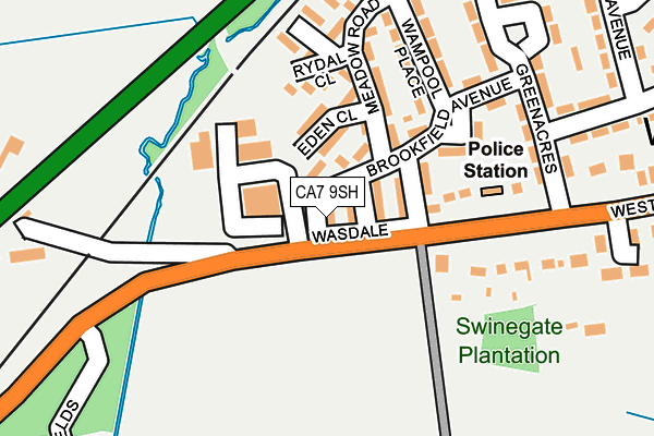 CA7 9SH map - OS OpenMap – Local (Ordnance Survey)