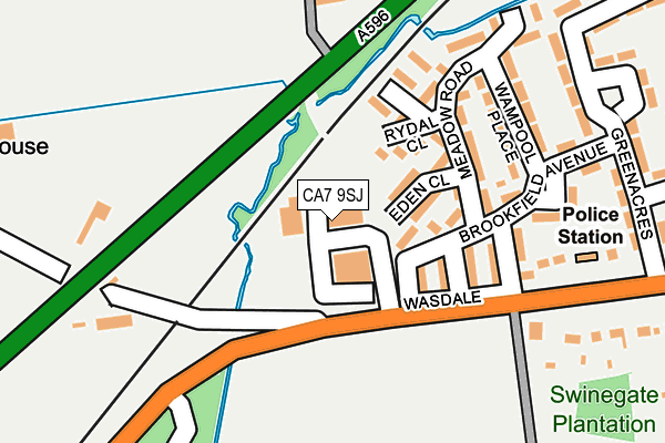 CA7 9SJ map - OS OpenMap – Local (Ordnance Survey)