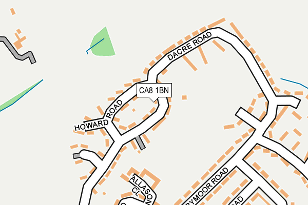CA8 1BN map - OS OpenMap – Local (Ordnance Survey)