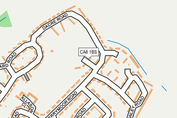 CA8 1BS map - OS OpenMap – Local (Ordnance Survey)