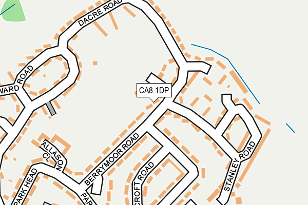 CA8 1DP map - OS OpenMap – Local (Ordnance Survey)