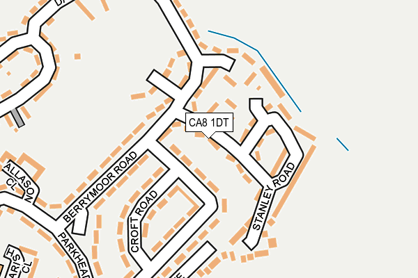 CA8 1DT map - OS OpenMap – Local (Ordnance Survey)
