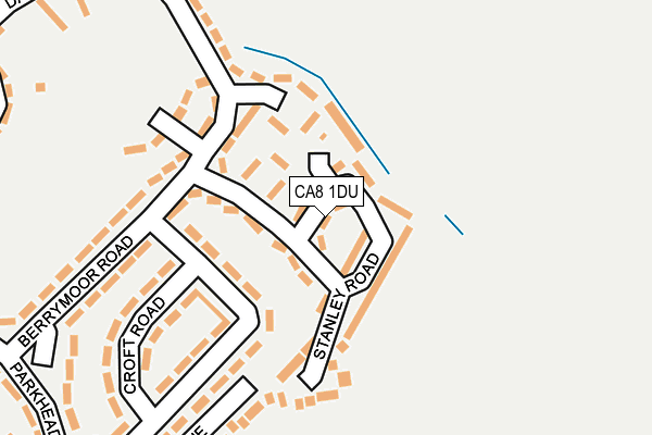 CA8 1DU map - OS OpenMap – Local (Ordnance Survey)