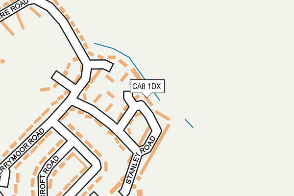 CA8 1DX map - OS OpenMap – Local (Ordnance Survey)