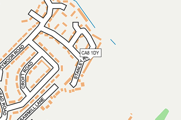 CA8 1DY map - OS OpenMap – Local (Ordnance Survey)