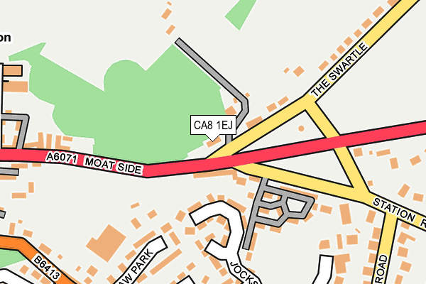 CA8 1EJ map - OS OpenMap – Local (Ordnance Survey)