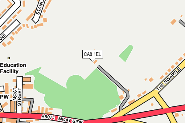 CA8 1EL map - OS OpenMap – Local (Ordnance Survey)