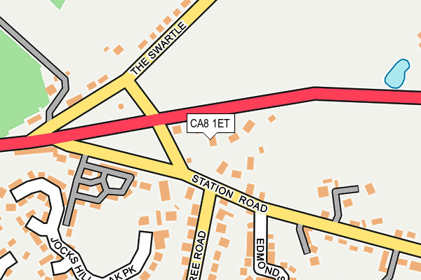 CA8 1ET map - OS OpenMap – Local (Ordnance Survey)