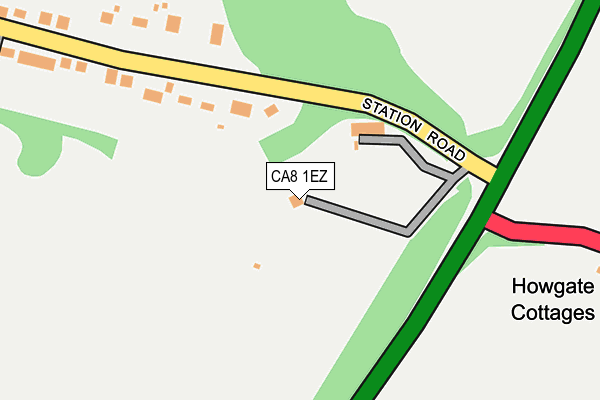 CA8 1EZ map - OS OpenMap – Local (Ordnance Survey)