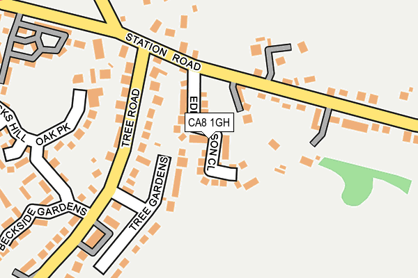 CA8 1GH map - OS OpenMap – Local (Ordnance Survey)