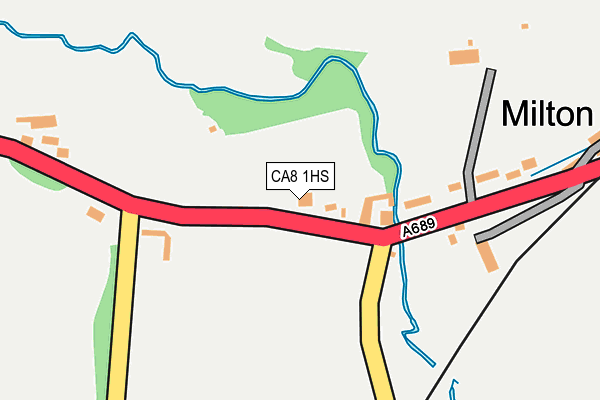 CA8 1HS map - OS OpenMap – Local (Ordnance Survey)