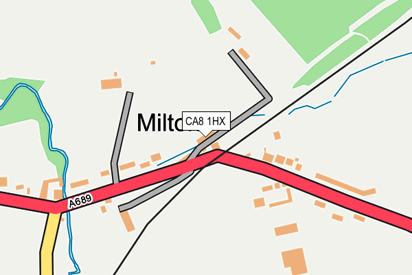 CA8 1HX map - OS OpenMap – Local (Ordnance Survey)