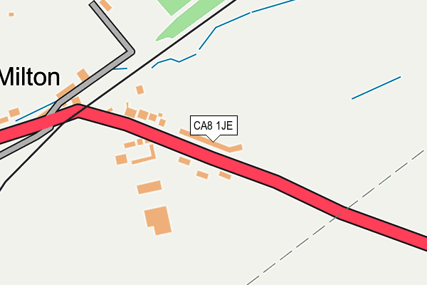 CA8 1JE map - OS OpenMap – Local (Ordnance Survey)