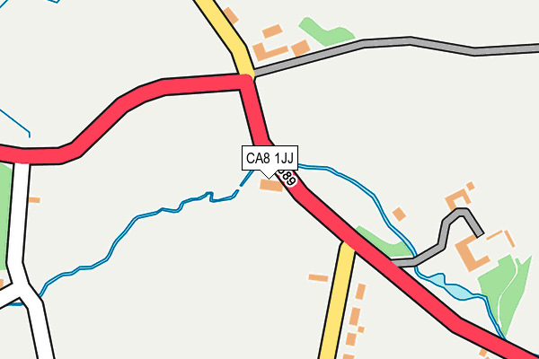 CA8 1JJ map - OS OpenMap – Local (Ordnance Survey)