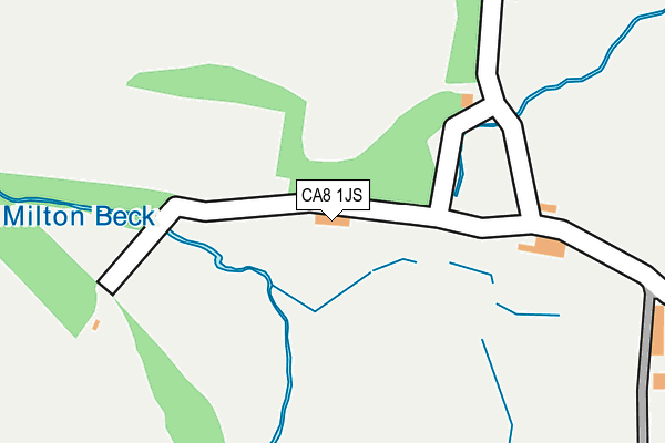 CA8 1JS map - OS OpenMap – Local (Ordnance Survey)