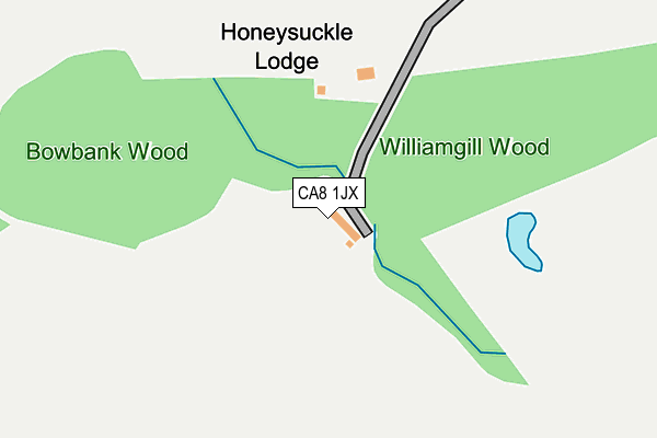CA8 1JX map - OS OpenMap – Local (Ordnance Survey)
