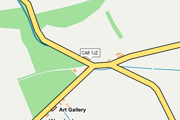 CA8 1JZ map - OS OpenMap – Local (Ordnance Survey)