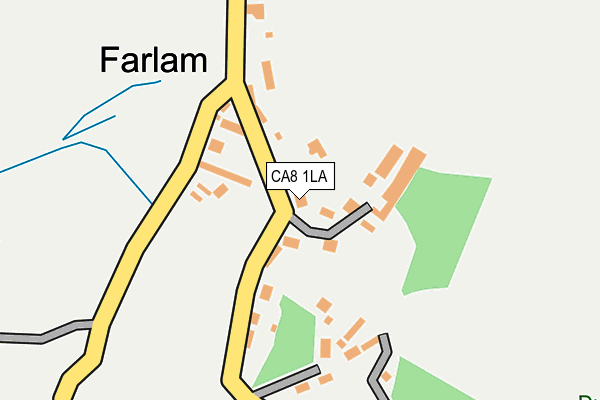 CA8 1LA map - OS OpenMap – Local (Ordnance Survey)