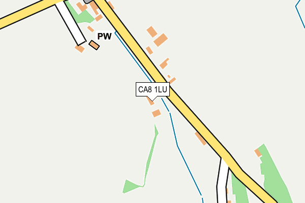 CA8 1LU map - OS OpenMap – Local (Ordnance Survey)
