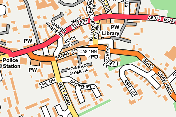 CA8 1NN map - OS OpenMap – Local (Ordnance Survey)