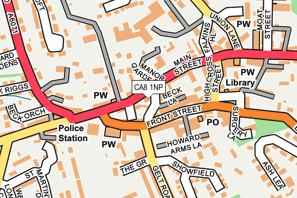 CA8 1NP map - OS OpenMap – Local (Ordnance Survey)