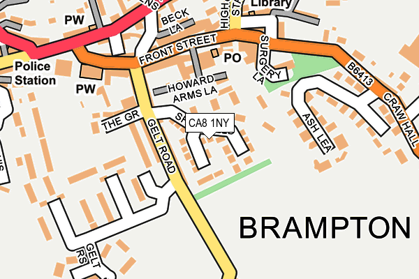 CA8 1NY map - OS OpenMap – Local (Ordnance Survey)