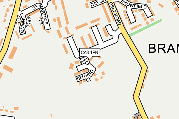 CA8 1PN map - OS OpenMap – Local (Ordnance Survey)