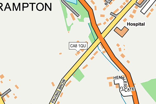 CA8 1QU map - OS OpenMap – Local (Ordnance Survey)