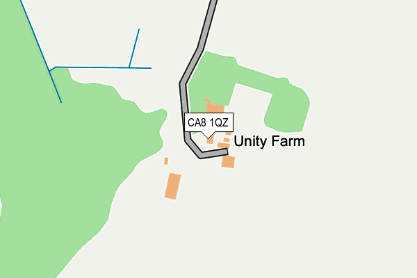 CA8 1QZ map - OS OpenMap – Local (Ordnance Survey)